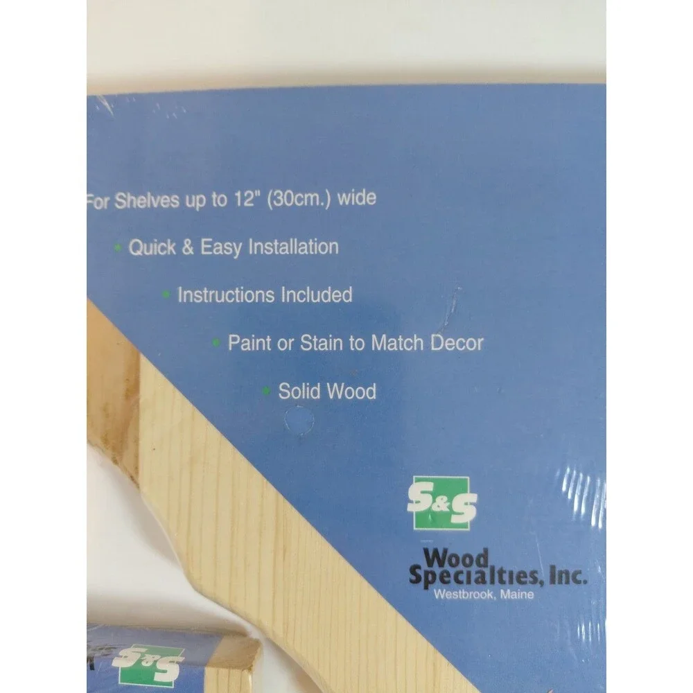 2 Pack S&S Wood Specialties 10